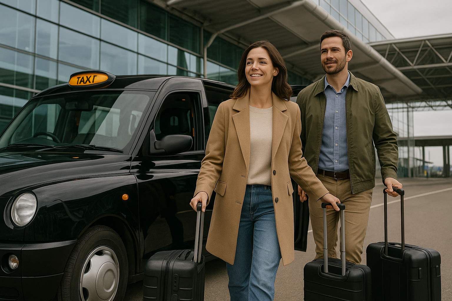 Airport transfer background